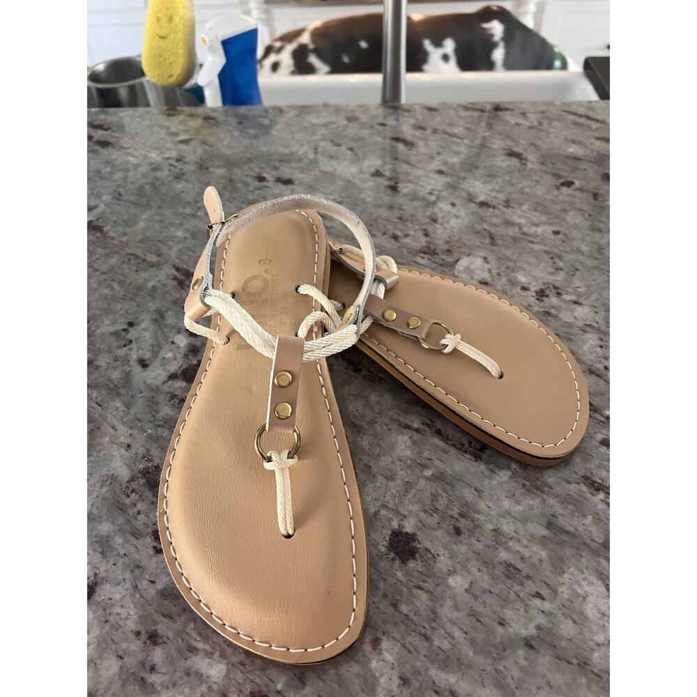 Kino Sandals- Thong Rope Key West FL USA Size 8